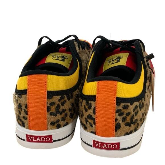 Vlado Spectro 3 Limited Edition Flames Mens Shoes Sz 11 Leopard Print Multicolor - Picture 9 of 13